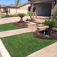 Fake Turf Hingham Massachusetts Landscape Front Yard