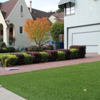 Fake Turf Mendon Massachusetts Landscape Front Yard