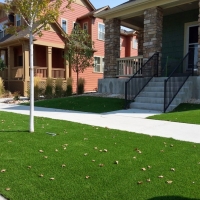 Fake Turf Revere Massachusetts Landscape Pavers Front Yard