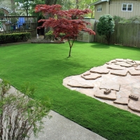 Fake Turf Sudbury Massachusetts Landscape Back Yard