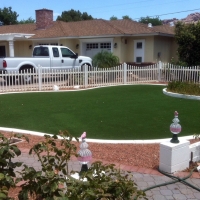 Fake Turf Weston Massachusetts Landscape Front Yard