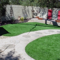 Synthetic Turf Canton Massachusetts Landscape Front Yard