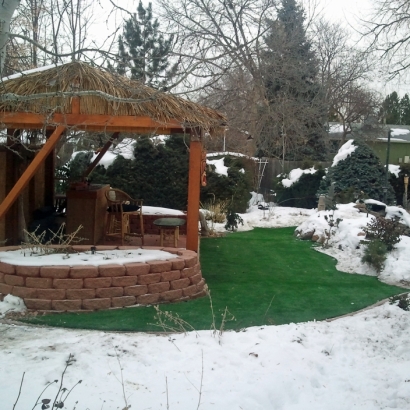 Artificial Grass Rockland Massachusetts Landscape Back