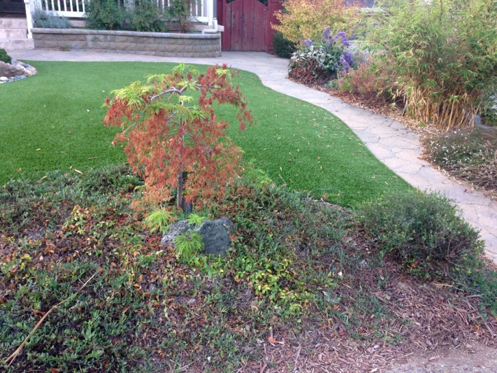 Fake Turf Tyngsboro Massachusetts Landscape Front Yard