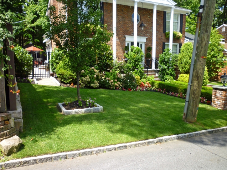 Synthetic Turf Beverly Massachusetts Landscape Front Yard